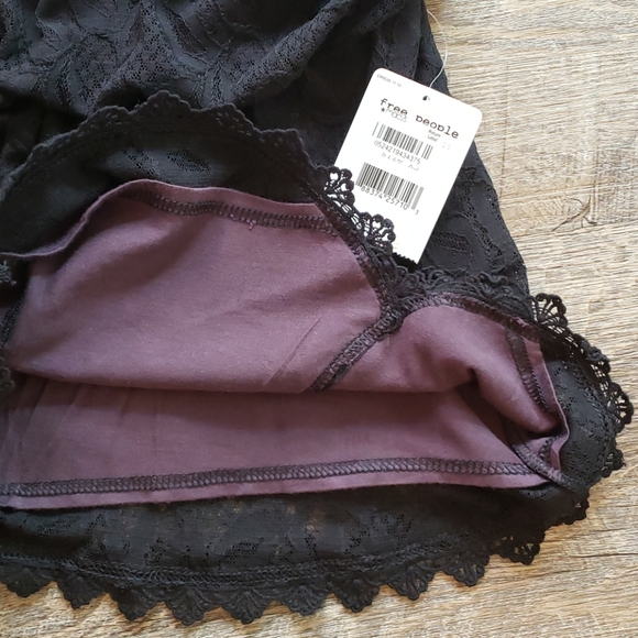 NWT! Free People Tahlia Lace Romper Black - Picture 5 of 8